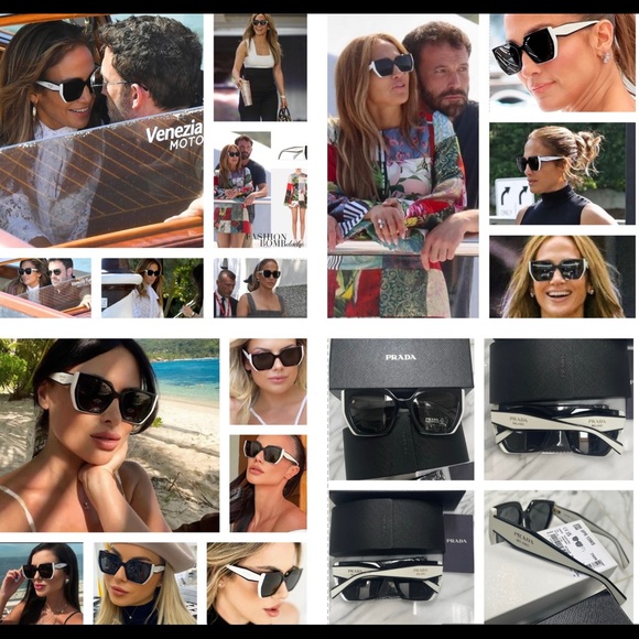 PRADA OR MAYBE J-LO SUNGLASSES, SHE HAS BEEN SEEN IN THIS PAIR EVERYWHERE - Picture 4 of 16
